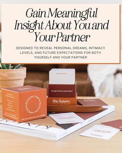 The Know Collection Couples Deck, 150 Thoughtful Conversation Starters