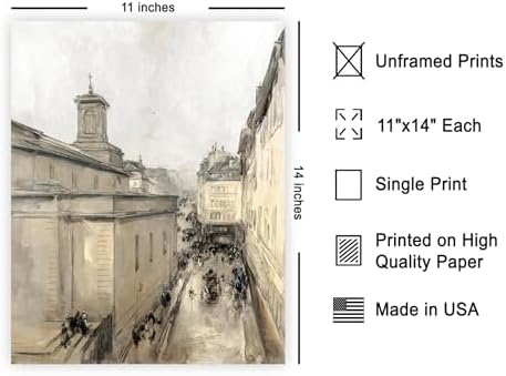 Poster Master View of the Church of Notre Dame Poster - De Lorette and