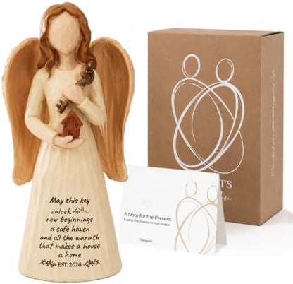 Housewarming Gifts New Home, Guardian Angel Figurine for New