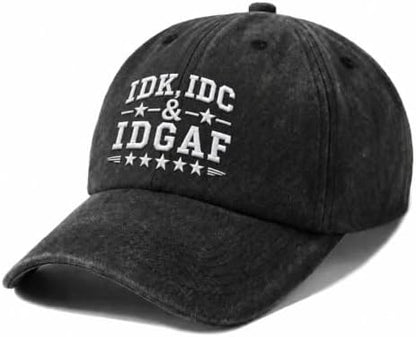 Vintage Washed Baseball Caps Birthday Gift Hats for Men Womens