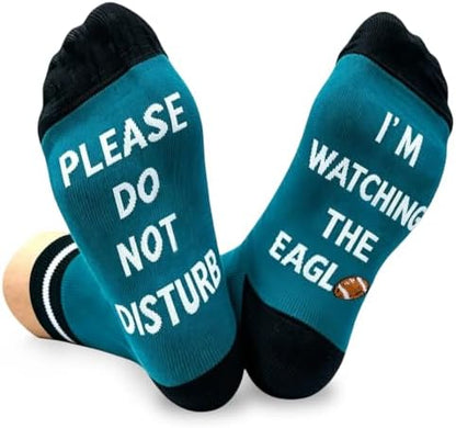 Novelty Football Socks Sports Birthday Gifts-Please Do Not Disturb I'm