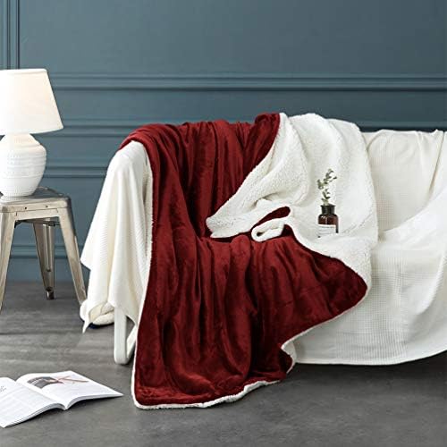 LBRO2M Sherpa Fleece Bed Blanket Super Soft Plush Warm Throw Twin