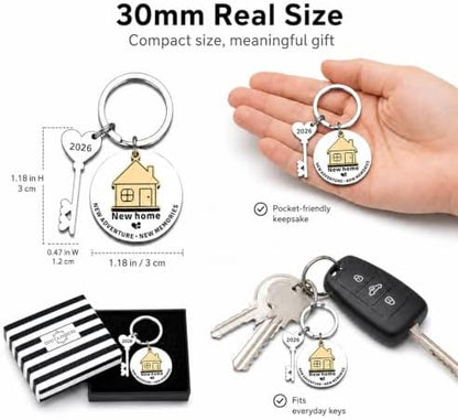 House Key Chain House Warming Gifts Welcome New Home Keychain Gift