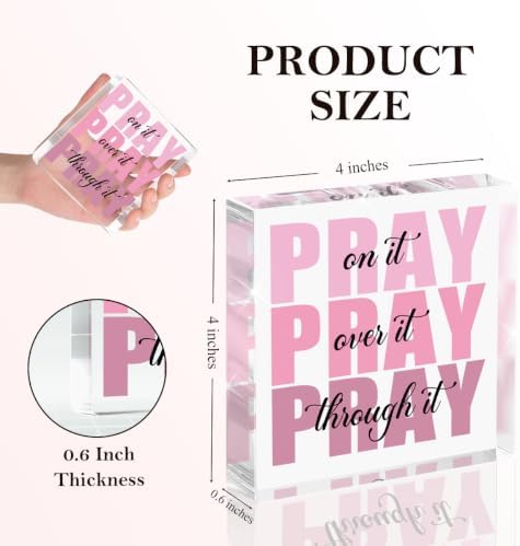 Pink Room Decor, Inspirational Christian Gifts for Women, Pink Dorm
