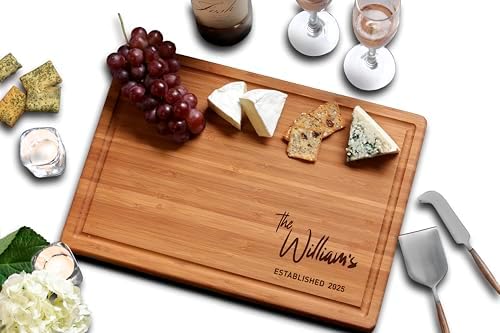 Personalized Cutting Boards for Christmas, Custom Engraved Wood