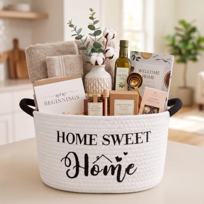 Yungyan House Warming New Home Gift Basket, Home Sweet Gift with