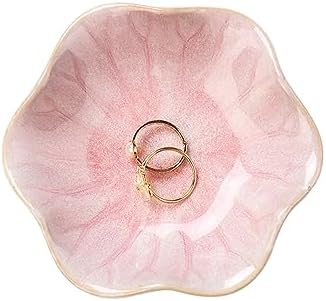 JAMEND CLXP Lotus Leaf Shape Decorative Ring Tray, Small Key Bowl