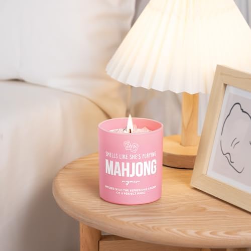 Mahjong Gifts for Women, Handmade Candle for Mahjong Lovers, 10oz