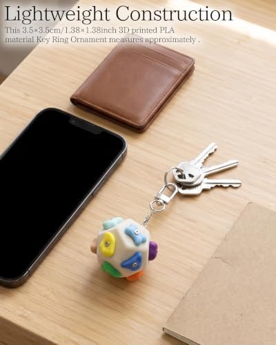 Rock Climbing Keychain with Mini Bouldering Hold
