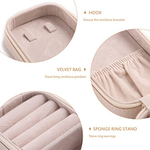 Jewelry Travel Box Case Organizer Bridesmaid Gifts Women Her Girl