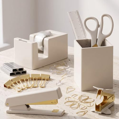 Aesthetic Desk Accessories Set for Women - A Complete Office Organizer