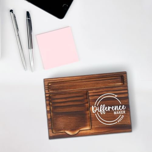 Dean Difference Maker Self-Stick Note Pad Holder Appreciation Gift for