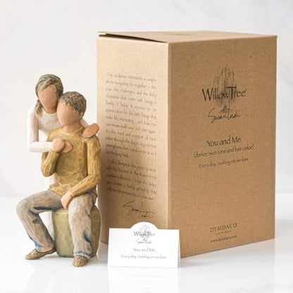 Willow Tree You and Me (Darker Skin), Sculpted Hand-Painted Figure