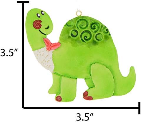 Personalized Xmas Ornament 2026, Animal Watercolor Dinosaur