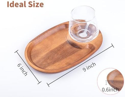 Wine Appetizer Plates, Acacia Mini Cheese Charcuterie Boards