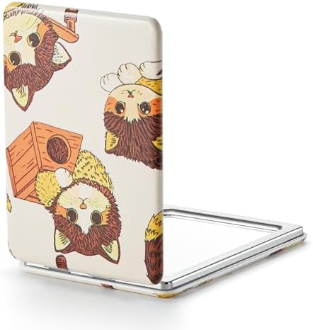 OMIRO Compact Mirror with 3x/1x Magnification, 3.4" Pocket Mirror