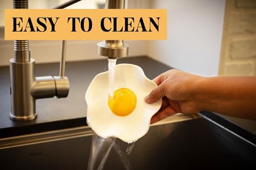 Fried Egg Ceramic Spoon Rest for stove top and kitchen counter | Large