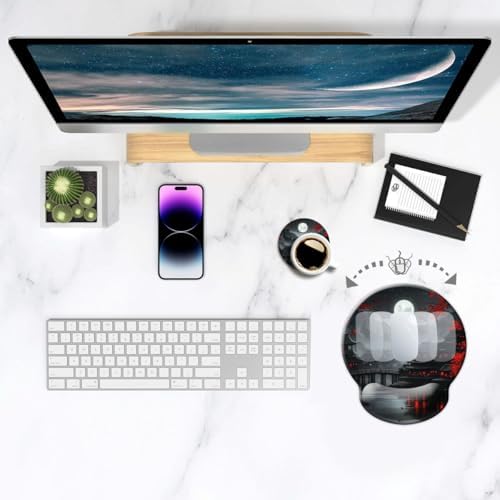 Ergo Comfort Gel Wrist Rest Mouse Pad-Ergonomic Office Mousepad with