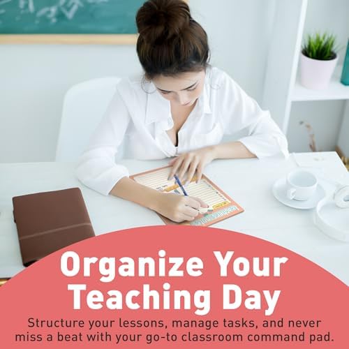 Sweetzer&Orange Teacher Planner Pad – Weekly Undated Lesson Planner