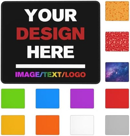 Custom Mouse Pad with Your Text Name Picture Photo Personalized