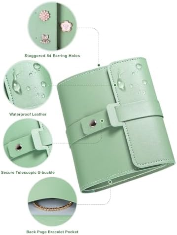Hatori Earring Holder Organizer with Foldable Book Design Stud Book