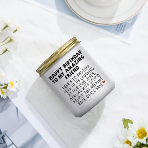 Jonico Happy Birthday Gifts for Women Best Friend, Lavender Candle