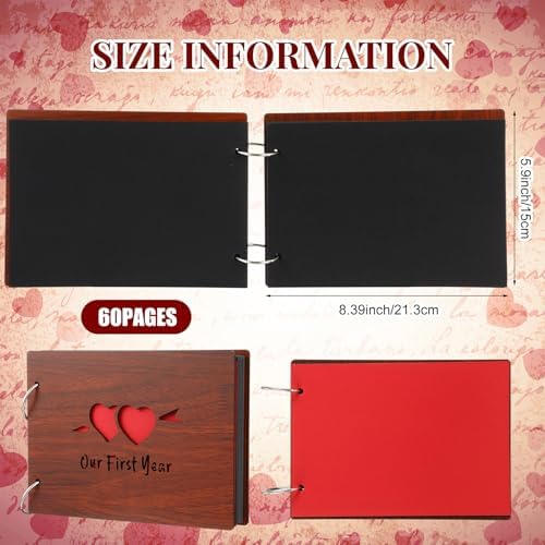 Cinnvoice One Year Anniversary Scrapbook Photo Album, Our First