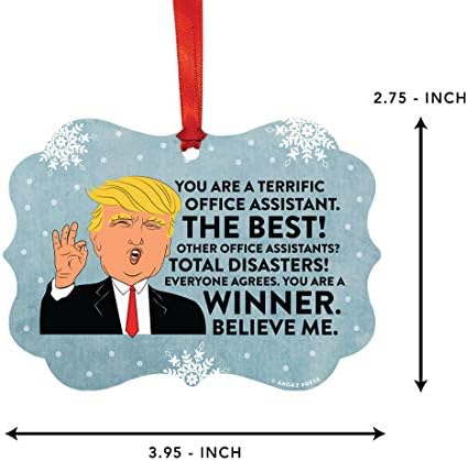Andaz Press President Donald Trump Fancy Frame Keepsake Christmas