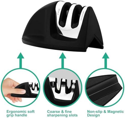 16-Piece Kitchen Knife Set with Block - High Carbon Stainless Steel