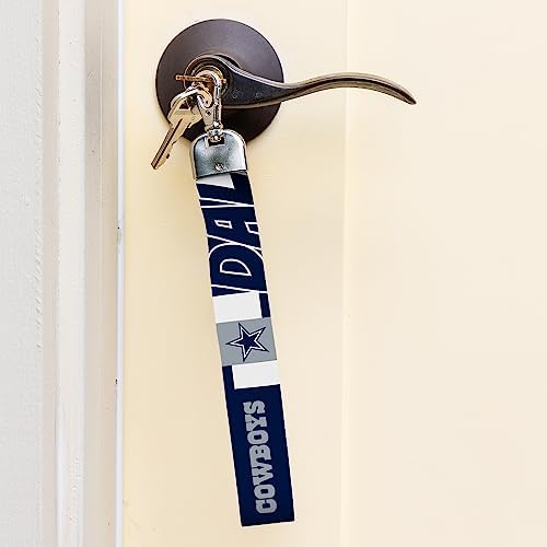 Rico Industries NFL Football Standard Wrist Lanyard Key Chain, Cute