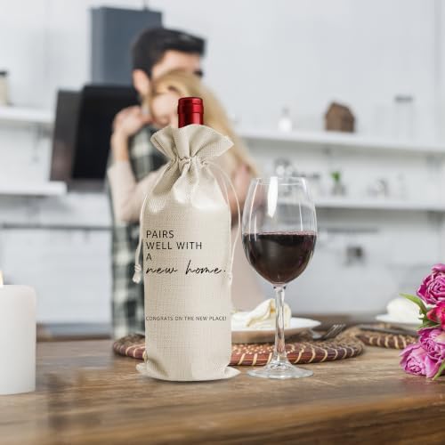 DOI-LANEE Housewarming Wine Bag, New Home Gifts for New Homeowner