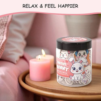 Emotional Support Bunny Gifts For Women - Daily Affirmation Cards For