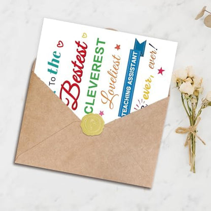 Thank You Card for Teaching Assistant, Appreciation Gift