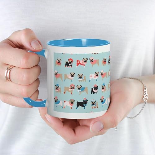 CafePress Winter Pugs Mug 11 oz Mug