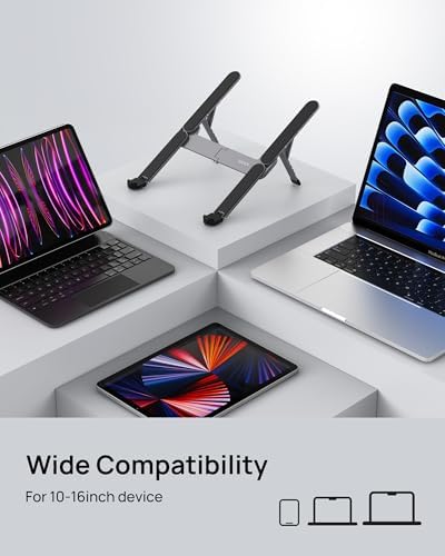 SODI [Ultra Compact] Foldable & Portable Laptop Stand for Desk