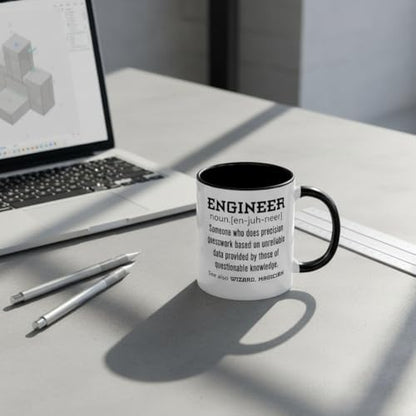 Funny Engineer Definition Gift Ceramic Coffee Mug Tea Cup 11 oz