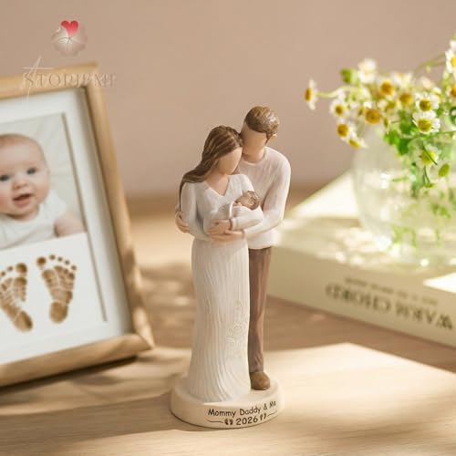 Storieme First Time Parents Figurine, New Mom Gifts for Women