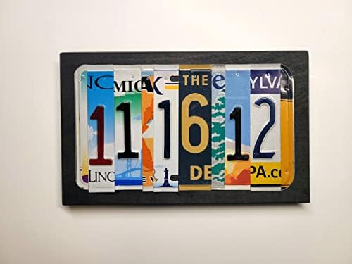 Customized 10th Anniversary Aluminum License Plate Sign - Custom