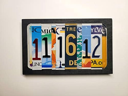 Customized 10th Anniversary Aluminum License Plate Sign - Custom