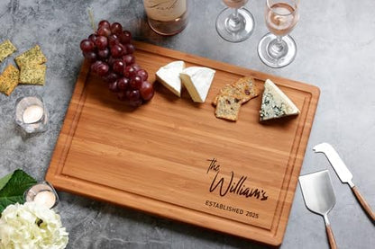 Personalized Cutting Boards for Christmas, Custom Engraved Wood