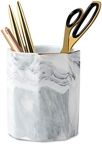 Pen Holder, Pencil Holder for Desk, Practical Ceramic Pencil