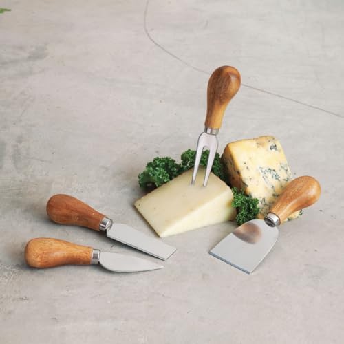Twine Gourmet Cheese Knives - Stainless Steel Knife Set - Charcuterie