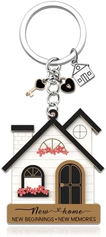 House Warming Gifts New Home Gift Ideas Acrylic House Keychain For