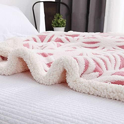 LOMAO Sherpa Fleece Blanket Gifts for Mom Dad Cozy Soft Throw Blanket