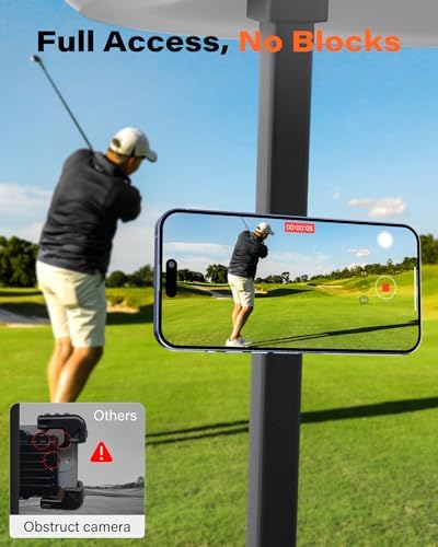 A2C Alloy Magnetic Golf Cart Phone Holder, Unique Golf Accessories for
