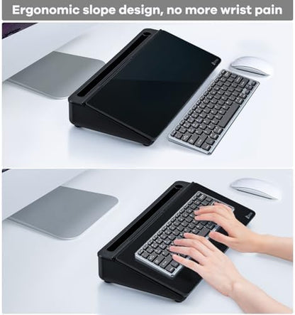 Varhomax Desktop Whiteboard with Storage, Desk Organizer Dry Erase