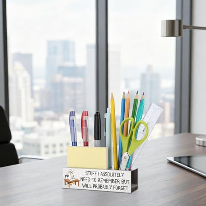 Vivopisew Funny Coworker Gift Pencil Holder for Desk, Stainless Steel