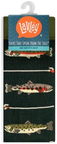 Lavley Fishing & Hunting Socks Funny Gift for Outdoor Hunters &