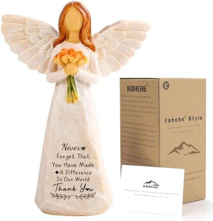 Thank You Gifts for Women, 5.5" Resin Figurines Teacher Appreciation