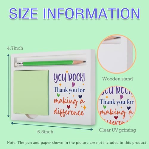 You Rock Inspirational Thank You Gift for Coworker Teacher Volunteer